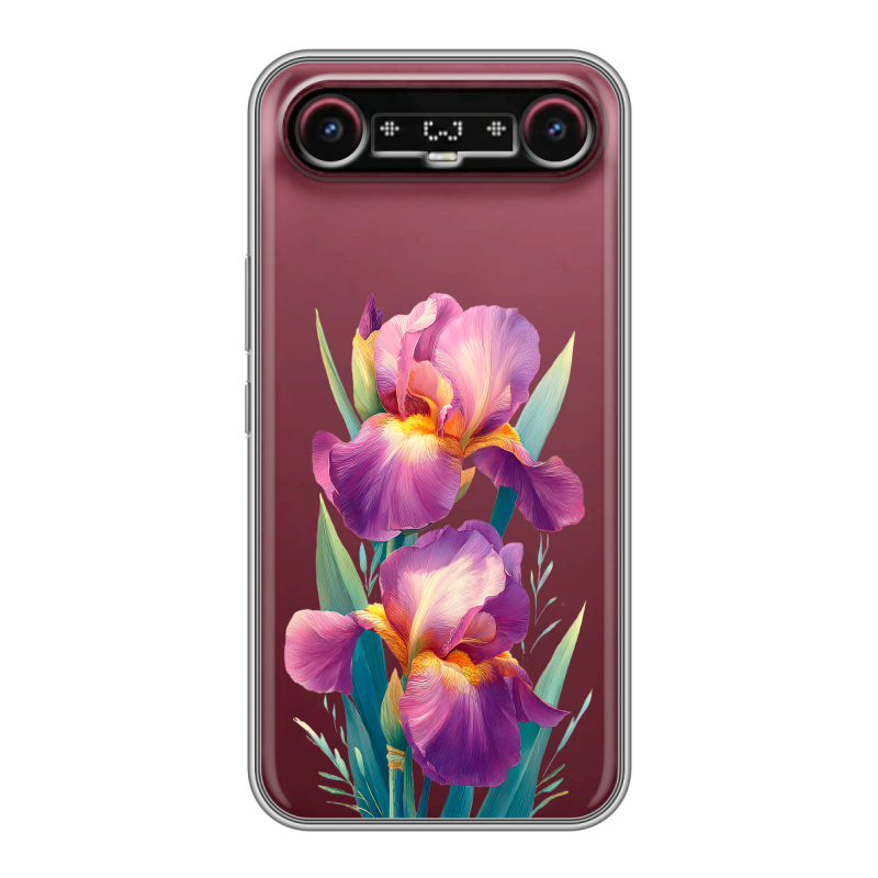 Силиконовый чехол на Tecno Camon Slim с принтом Цветы орхидеи Силиконовый чехол на Tecno Camon Slim с принтом Цветы орхидеи