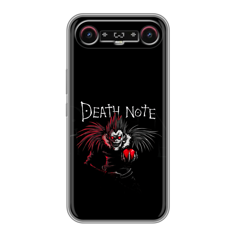 Силиконовый чехол на Tecno Camon Slim с принтом Death note Тетрадь смерти Силиконовый чехол на Tecno Camon Slim с принтом Death note Тетрадь смерти