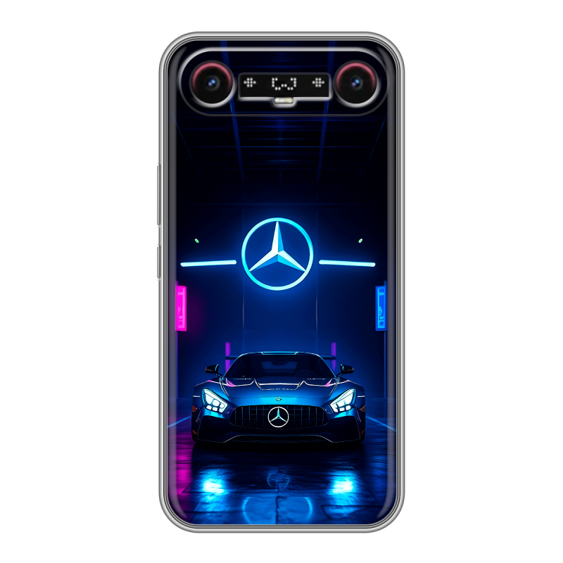 Силиконовый чехол на Tecno Camon Slim с принтом Mercedes Мерседес Силиконовый чехол на Tecno Camon Slim с принтом Mercedes Мерседес