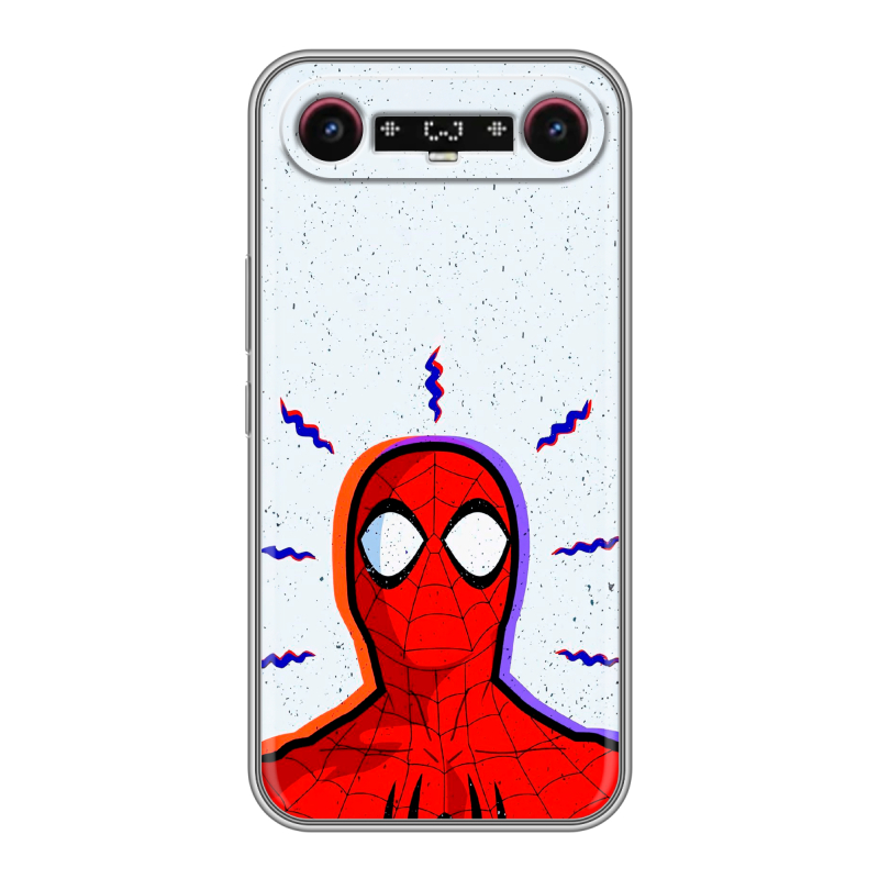 Силиконовый чехол на Tecno Camon Slim с принтом Spiderman Человек паук Силиконовый чехол на Tecno Camon Slim с принтом Spiderman Человек паук