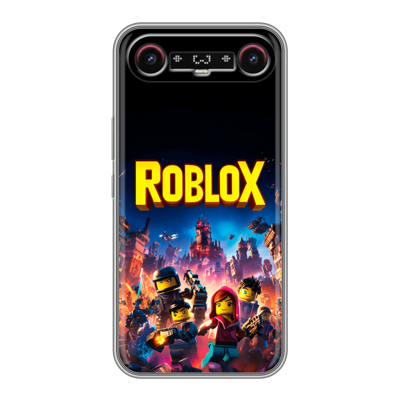 Силиконовый чехол на Tecno Camon Slim с принтом Roblox Роблокс Силиконовый чехол на Tecno Camon Slim с принтом Roblox Роблокс