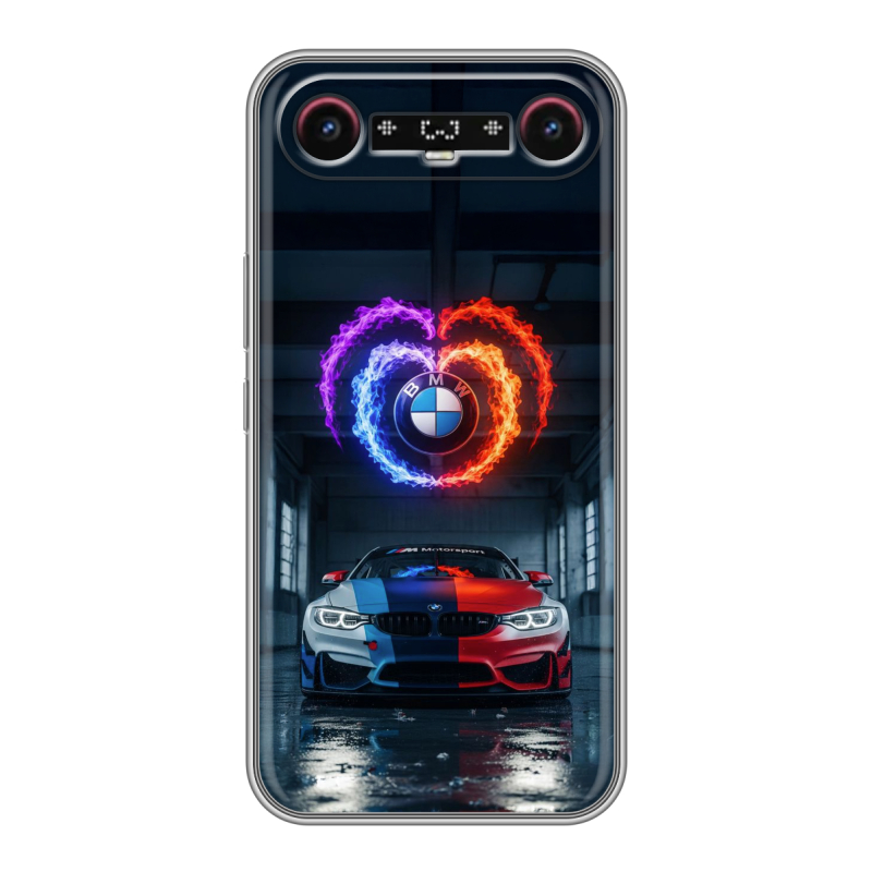 Силиконовый чехол на Tecno Camon Slim с принтом BMW БМВ Силиконовый чехол на Tecno Camon Slim с принтом BMW БМВ