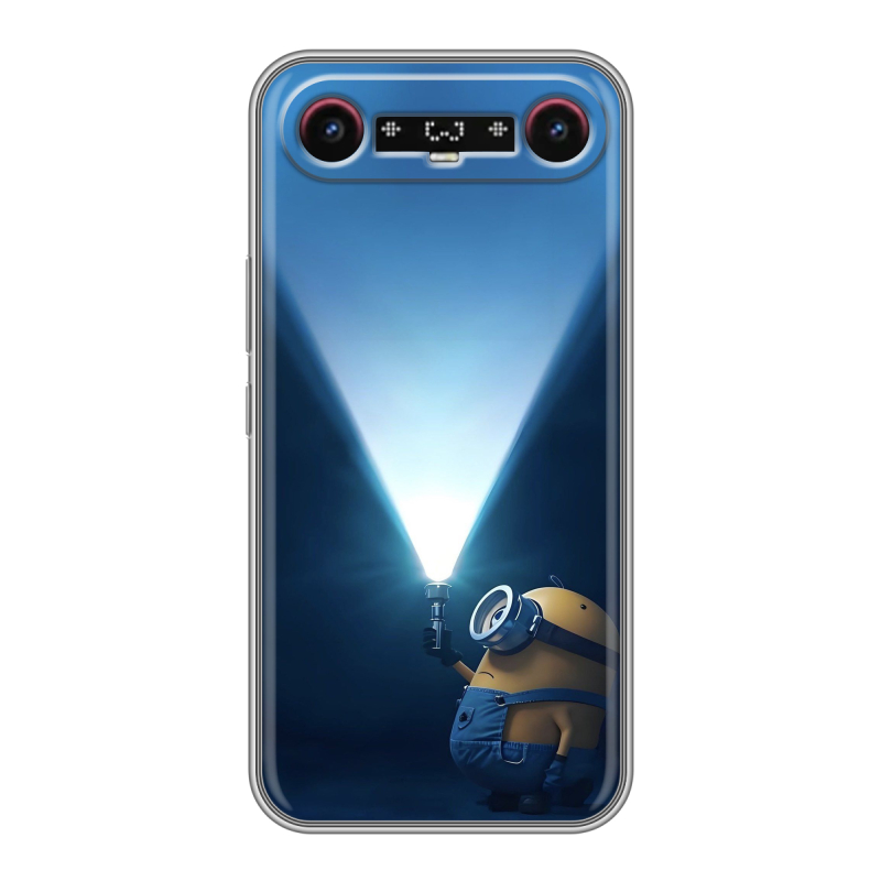 Силиконовый чехол на Tecno Camon Slim с принтом Миньоны Силиконовый чехол на Tecno Camon Slim с принтом Миньоны