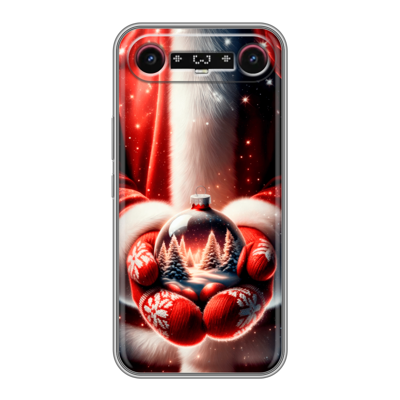Силиконовый чехол на Tecno Camon Slim с принтом Новый год Силиконовый чехол на Tecno Camon Slim с принтом Новый год