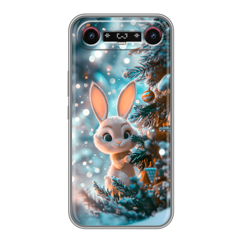 Силиконовый чехол на Tecno Camon Slim с принтом Новый год Силиконовый чехол на Tecno Camon Slim с принтом Новый год