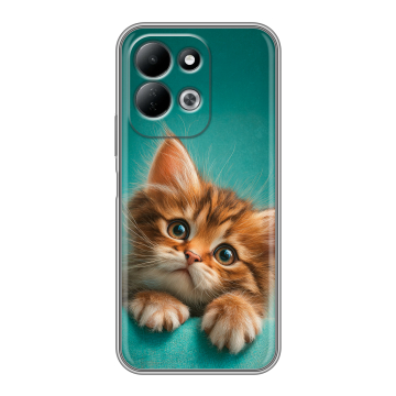 Силиконовый чехол на Redmi 17 с принтом котенок