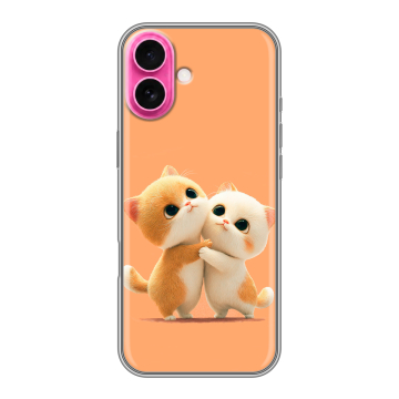 Силиконовый чехол на Iphone 18 с принтом Милые котики