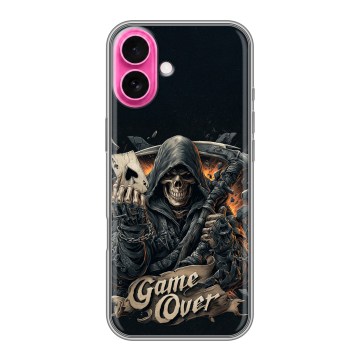 Силиконовый чехол на Iphone 18 с принтом Скелет карты