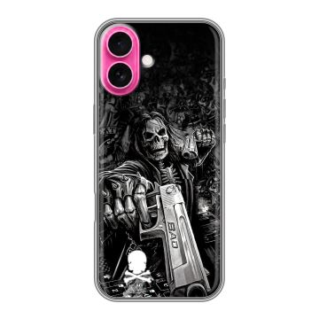 Силиконовый чехол на Iphone 18 с принтом Скелет