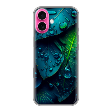 Силиконовый чехол на Iphone 18 с принтом Листья