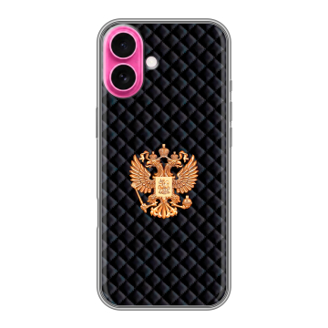 Силиконовый чехол на Iphone 18 с принтом Герб России принт