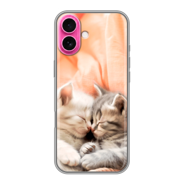 Силиконовый чехол на Iphone 18 с принтом Котята