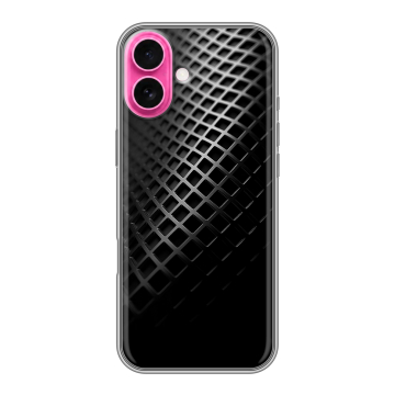 Силиконовый чехол на Iphone 18 с принтом Текстура металла