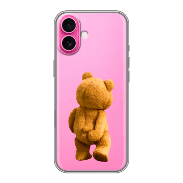 Силиконовый чехол на Iphone 18 с принтом Медведь