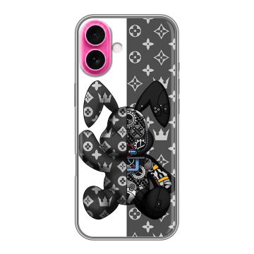 Силиконовый чехол на Iphone 18 с принтом Луи робот