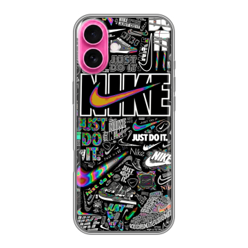 Силиконовый чехол на Iphone 18 с принтом Найк