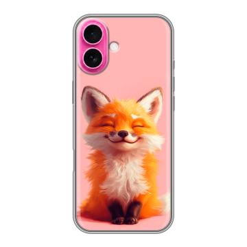 Силиконовый чехол на Iphone 18 с принтом милая лиса