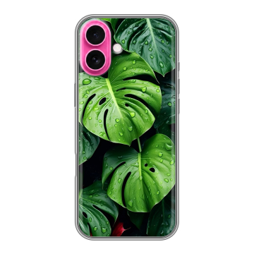 Силиконовый чехол на Iphone 18 с принтом Листья