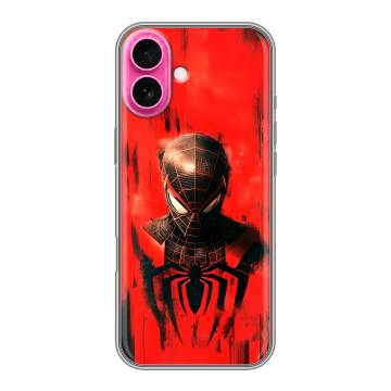 Силиконовый чехол на Iphone 18 с принтом человек паук spiderman
