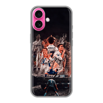 Силиконовый чехол на Iphone 18 с принтом Реал Роналдо Real Ronaldo