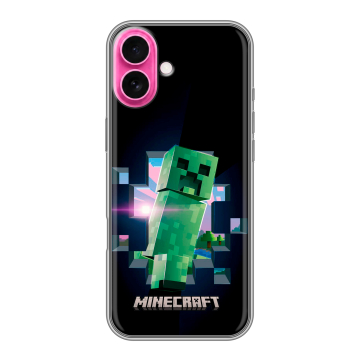 Силиконовый чехол на Iphone 18 с принтом Майнкрафт Minecraft