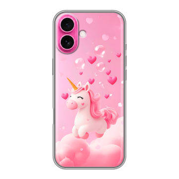 Силиконовый чехол на Iphone 18 с принтом Единорог