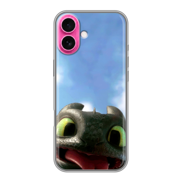 Силиконовый чехол на Iphone 18 с принтом Как приручить дракона