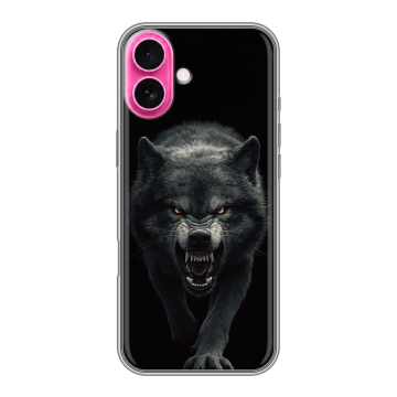 Силиконовый чехол на Iphone 18 с принтом Волк