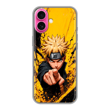 Силиконовый чехол на Iphone 18 с принтом Naruto Наруто