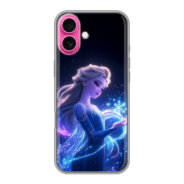 Силиконовый чехол на Iphone 18 с принтом Холодное сердце Frozen
