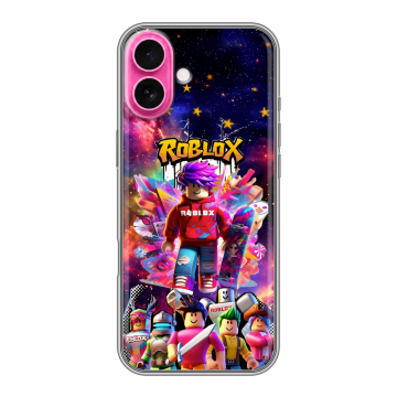Силиконовый чехол на Iphone 18 с принтом Roblox Роблокс