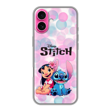Силиконовый чехол на Iphone 18 с принтом Лило и Стич