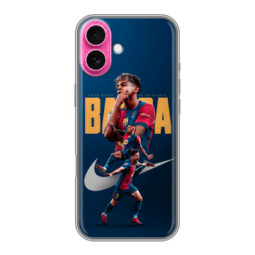 Силиконовый чехол на Iphone 18 с принтом Барселона Barca Yamal 