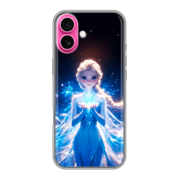 Силиконовый чехол на Iphone 18 с принтом Холодное сердце Frozen