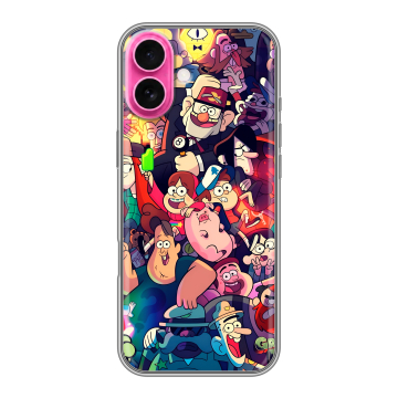Силиконовый чехол на Iphone 18 с принтом Gravity Falls Гравити Фолз