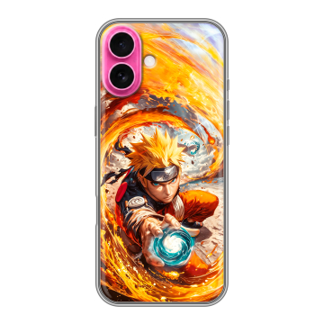 Силиконовый чехол на Iphone 18 с принтом Аниме Наруто Naruto