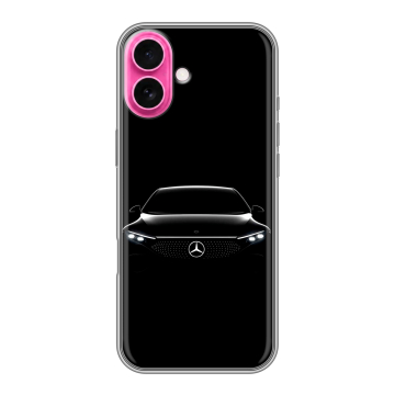 Силиконовый чехол на Iphone 18 с принтом Mercedes Мерседес