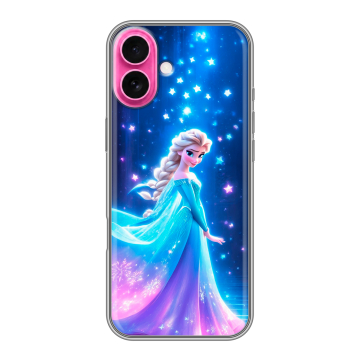 Силиконовый чехол на Iphone 18 с принтом Холодное сердце Frozen