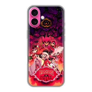 Силиконовый чехол на Iphone 18 с принтом Hazbin Hotel Отель Хазбин