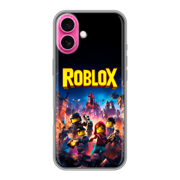 Силиконовый чехол на Iphone 18 с принтом Roblox Роблокс