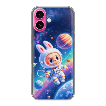 Силиконовый чехол на Iphone 18 с принтом Labubu Лабубу