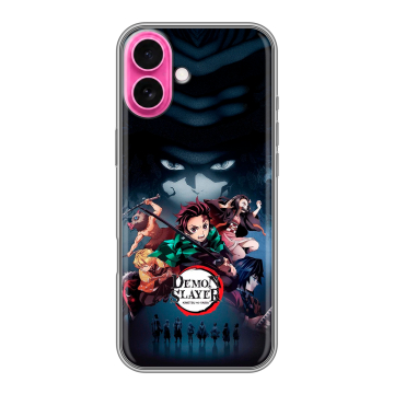 Силиконовый чехол на Iphone 18 с принтом Demon Slayer Клинок рассекающий демонов