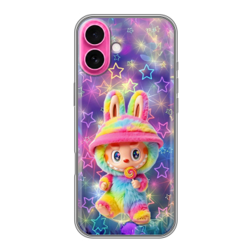 Силиконовый чехол на Iphone 18 с принтом Labubu Лабубу