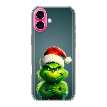 Силиконовый чехол на Iphone 18 с принтом Новый год