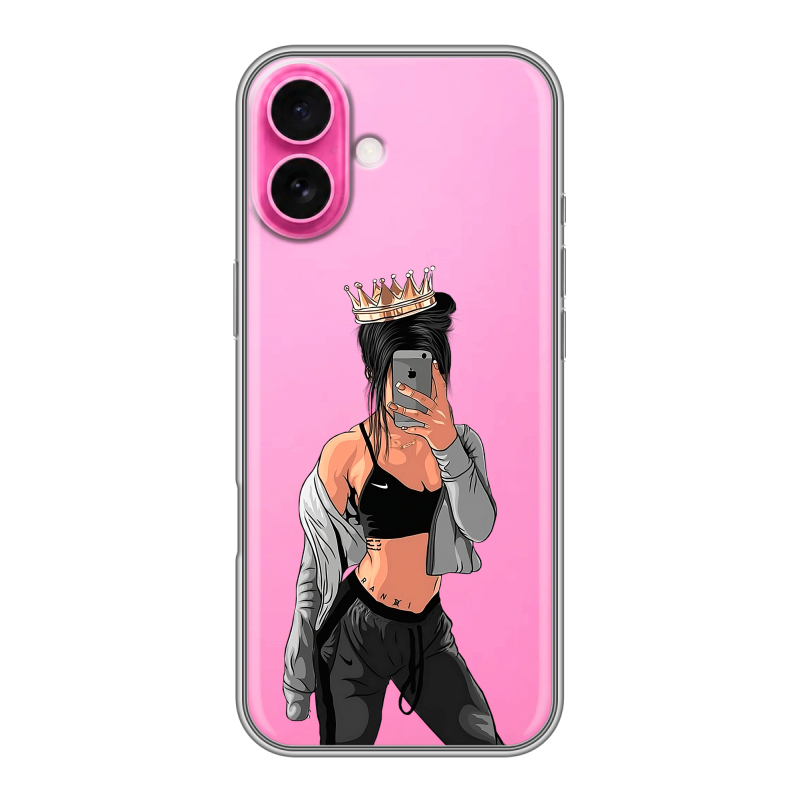 Силиконовый чехол на Iphone 18 с принтом Женские принты Силиконовый чехол на Iphone 18 с принтом Женские принты