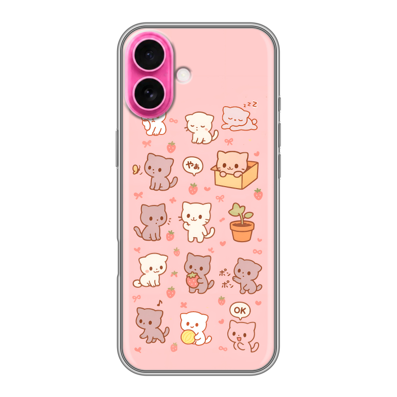 Силиконовый чехол на Iphone 18 с принтом Hello Kitty Хелоу Кити Силиконовый чехол на Iphone 18 с принтом Hello Kitty Хелоу Кити