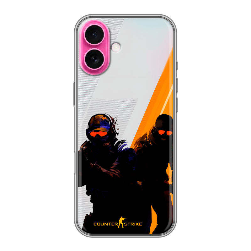 Силиконовый чехол на Iphone 18 с принтом Контер страйк Counter strike Силиконовый чехол на Iphone 18 с принтом Контер страйк Counter strike
