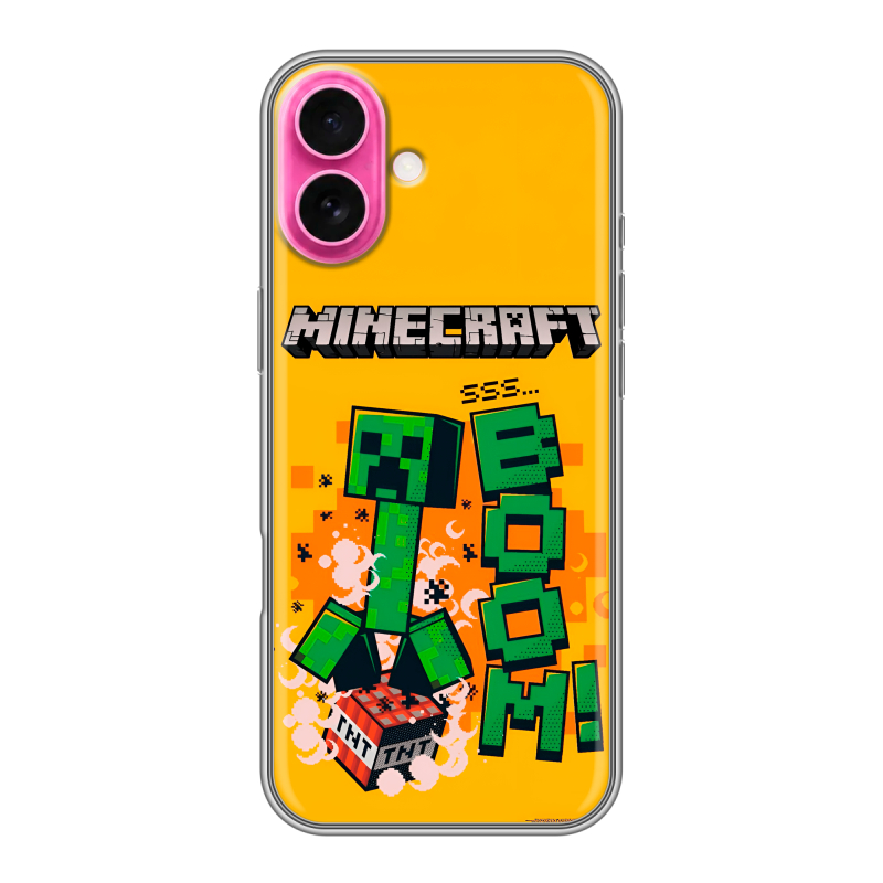 Силиконовый чехол на Iphone 18 с принтом Майнкрафт Minecraft Силиконовый чехол на Iphone 18 с принтом Майнкрафт Minecraft