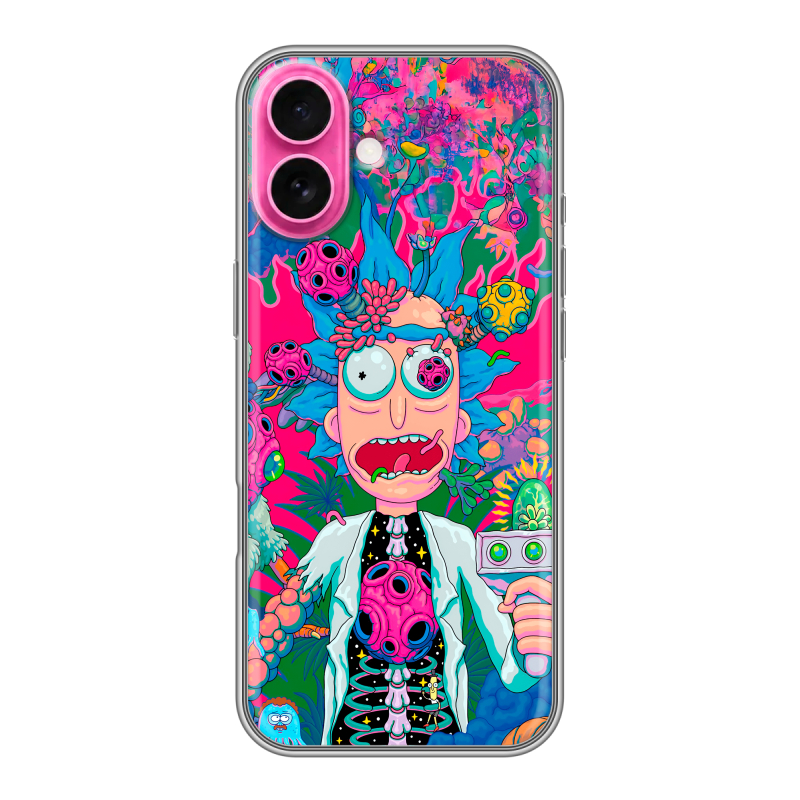 Силиконовый чехол на Iphone 18 с принтом Рик и Морти Rick Morty Силиконовый чехол на Iphone 18 с принтом Рик и Морти Rick Morty
