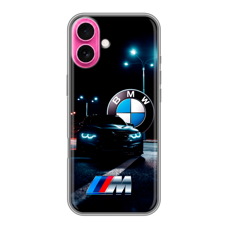 Силиконовый чехол на Iphone 18 с принтом БМВ BMW Силиконовый чехол на Iphone 18 с принтом БМВ BMW